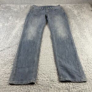 Levis 511 Jeans Mens 29x30 Slim Fit Med Wash Stretch Denim Faded Western